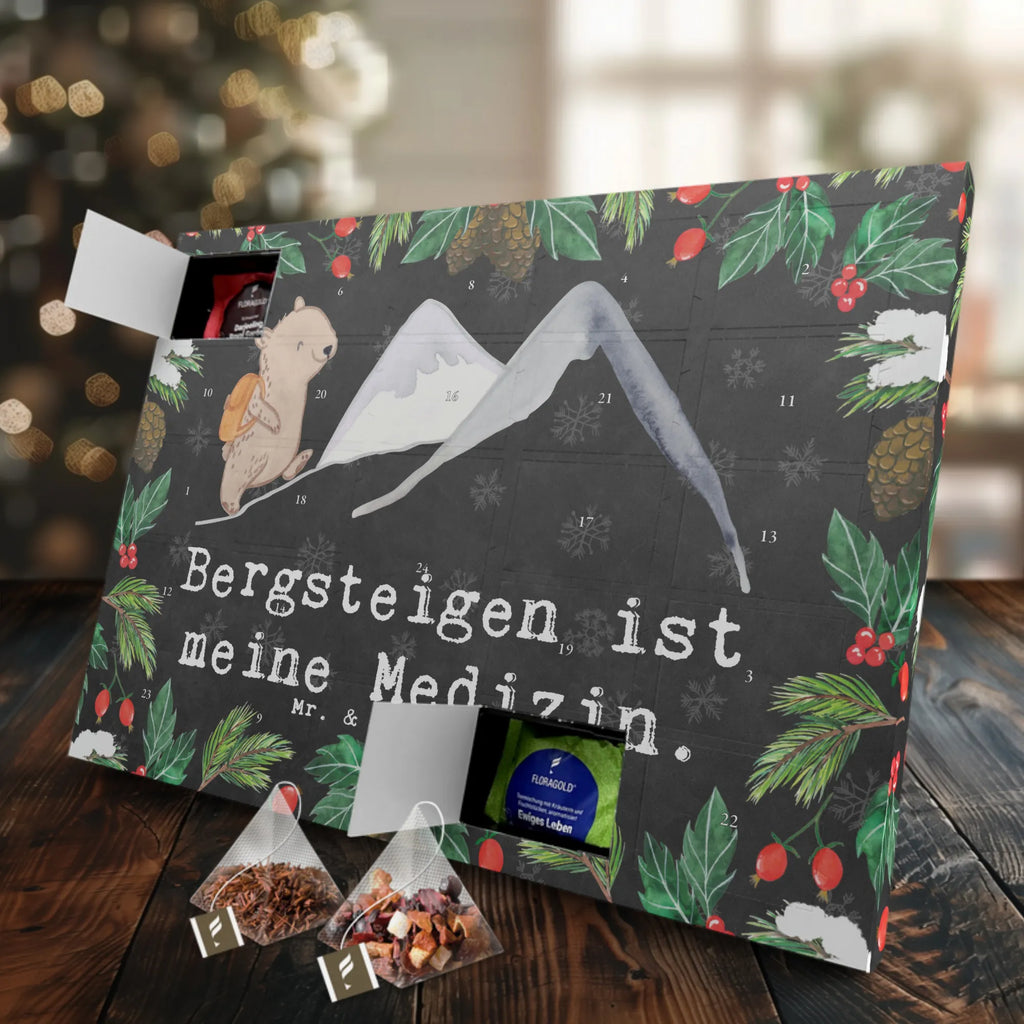 Tee Adventskalender Bär Bergsteigen Adventskalender mit Tee, Adventskalender, Tee Adventskalender, Geschenk, Schenken, Sport, Sportart, Hobby, Danke, Dankeschön, Auszeichnung, Gewinn, Sportler, Wandern, Trekking, Alpinwandern, Bergsport, Bergsteigen, Alpinismus