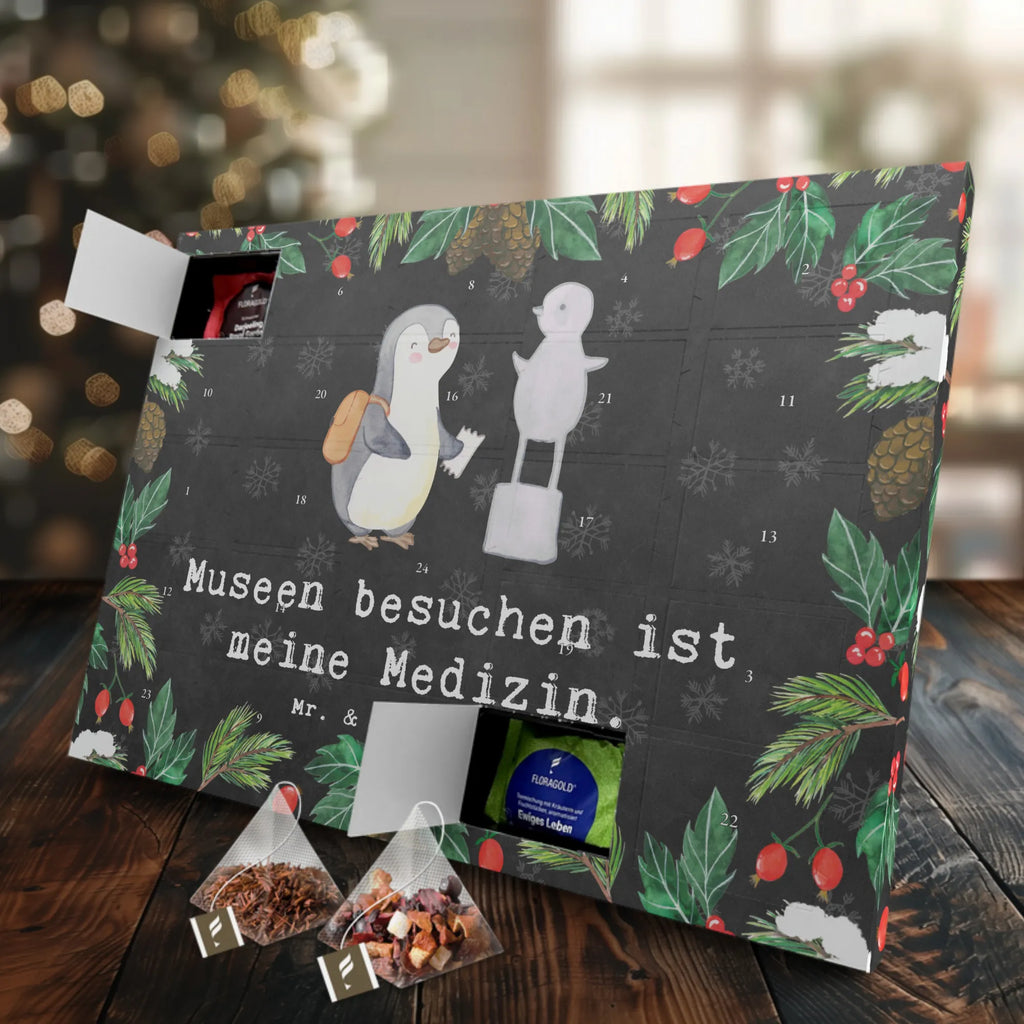  Pingwin Odwiedź muzeum Adventskalender, Tee Adventskalender, Adventskalender mit Tee, Geschenk, Schenken, Sport, Sportart, Hobby, Danke, Dankeschön, Auszeichnung, Gewinn, Sportler, Museum Besuchen, Museen