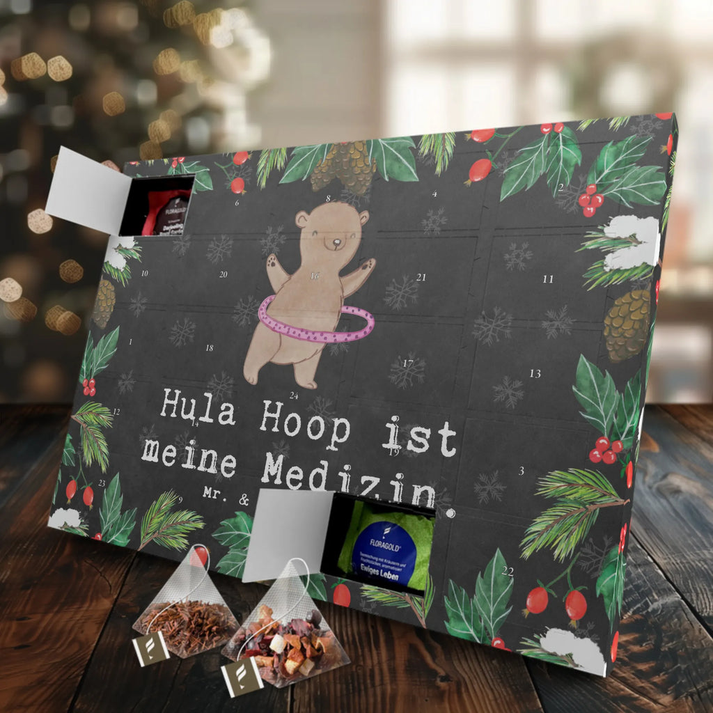  Niedźwiedź hula-hop Adventskalender mit Tee, Tee Adventskalender, Adventskalender, Geschenk, Schenken, Sport, Sportart, Hobby, Danke, Dankeschön, Auszeichnung, Gewinn, Sportler, Training, Hula Hoop, Fitness