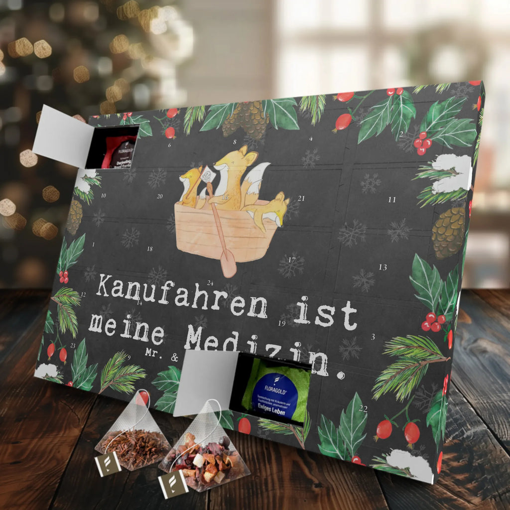  Fox Canoeing Adventskalender, Tee Adventskalender, Adventskalender mit Tee, Geschenk, Schenken, Sport, Sportart, Hobby, Danke, Dankeschön, Auszeichnung, Gewinn, Sportler, Kanuverleih, Kanutour, Kanu Schule, Kanu fahren, Paddeltour