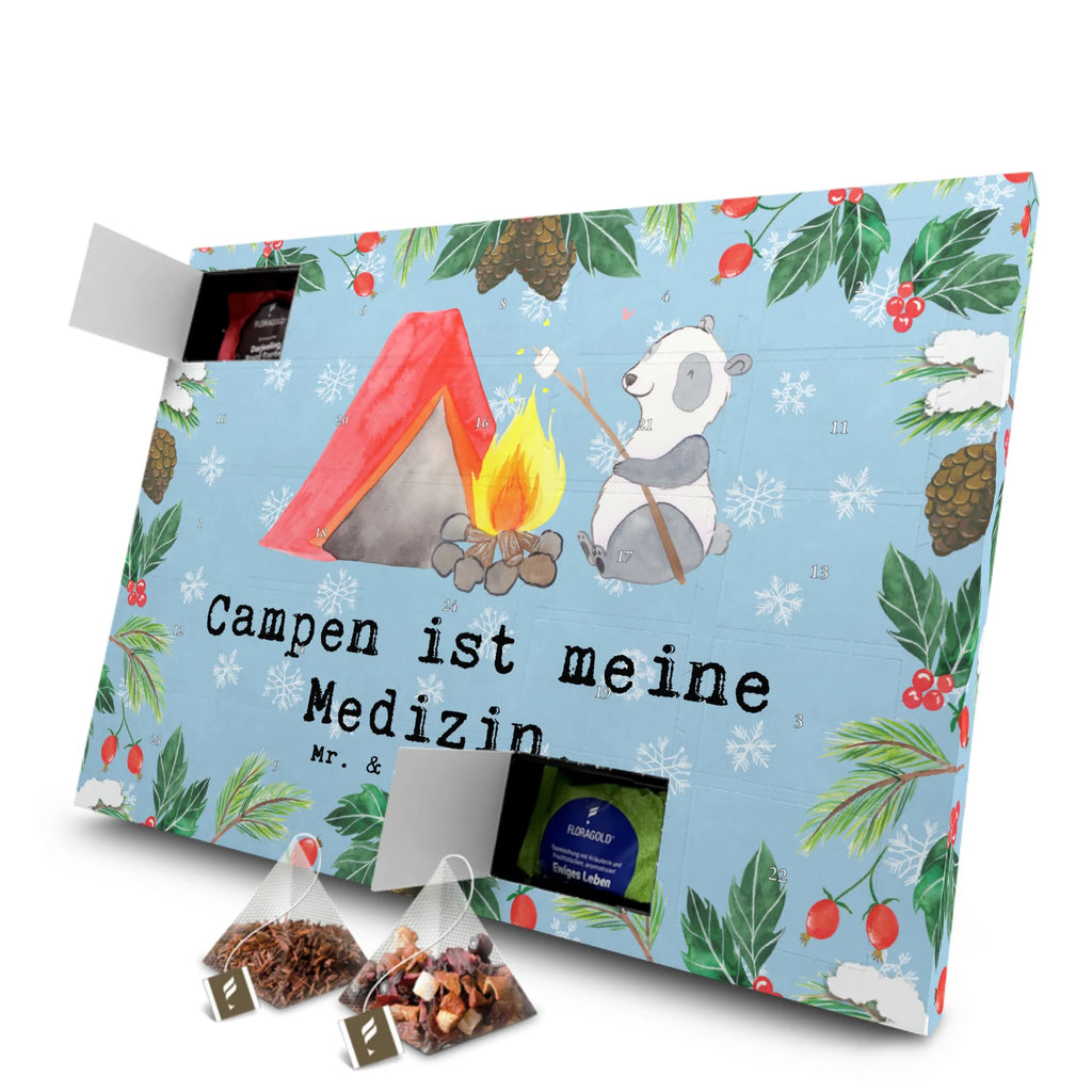  panda Camp Tee Adventskalender, Adventskalender mit Tee, Adventskalender, Geschenk, Schenken, Sport, Sportart, Hobby, Danke, Dankeschön, Auszeichnung, Gewinn, Sportler, Campen gehen, Zelten, Campingplatz, Campen, Camping