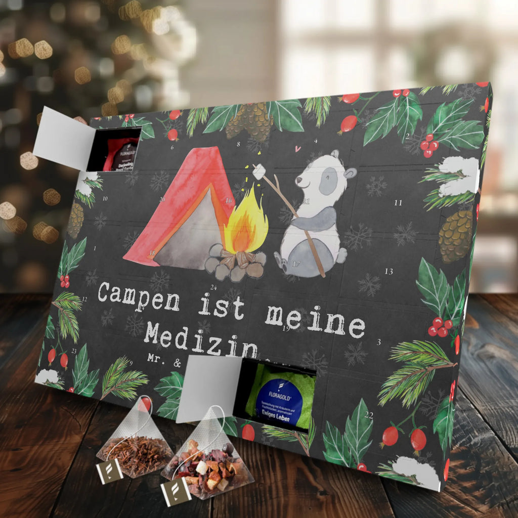  panda Camp Tee Adventskalender, Adventskalender mit Tee, Adventskalender, Geschenk, Schenken, Sport, Sportart, Hobby, Danke, Dankeschön, Auszeichnung, Gewinn, Sportler, Campen gehen, Zelten, Campingplatz, Campen, Camping