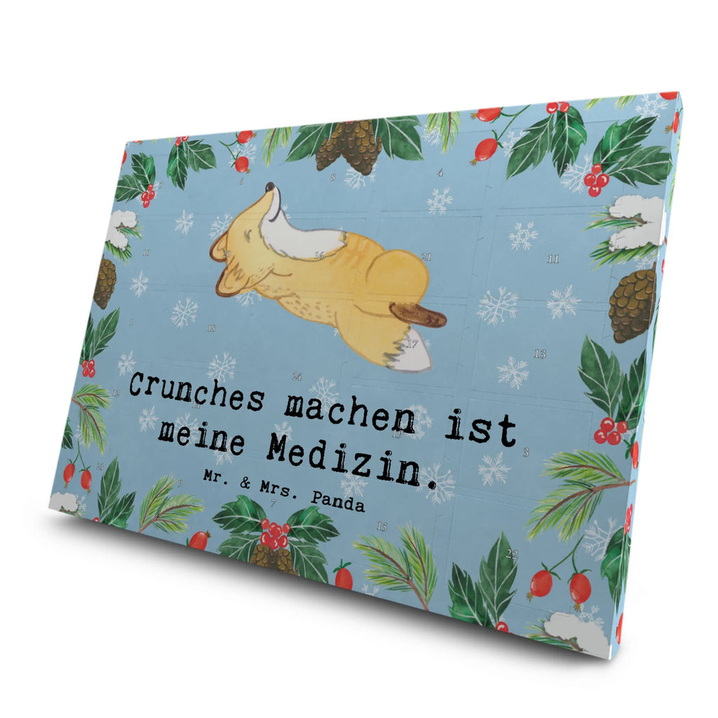 Tee Adventskalender Fuchs Crunches Adventskalender mit Tee, Tee Adventskalender, Adventskalender, Geschenk, Schenken, Sport, Sportart, Hobby, Danke, Dankeschön, Auszeichnung, Gewinn, Sportler, Bauchpressen, Fitness, Crunches, Fitnessstudio