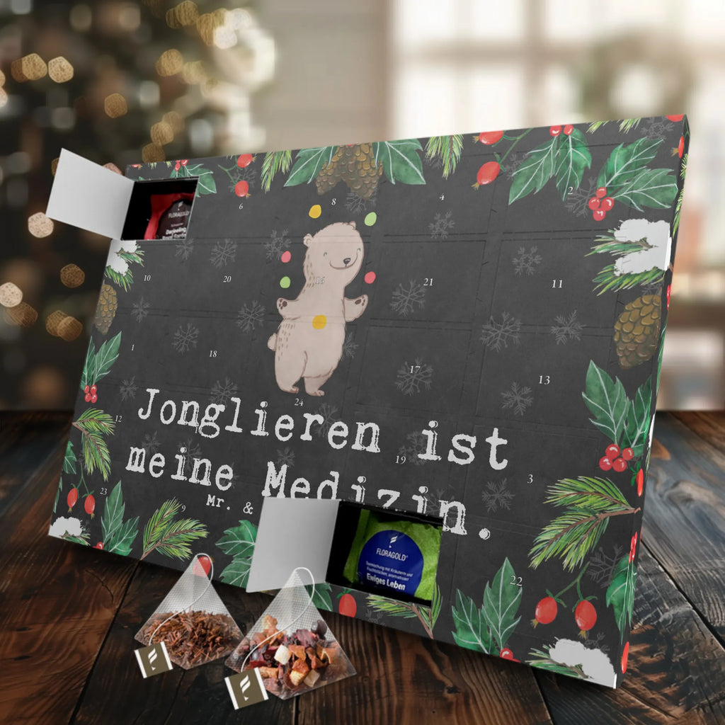  bear Juggle Adventskalender mit Tee, Adventskalender, Tee Adventskalender, Geschenk, Schenken, Sport, Sportart, Hobby, Danke, Dankeschön, Auszeichnung, Gewinn, Sportler, Jongleur, Jonglieren, Zirkus, Artistik