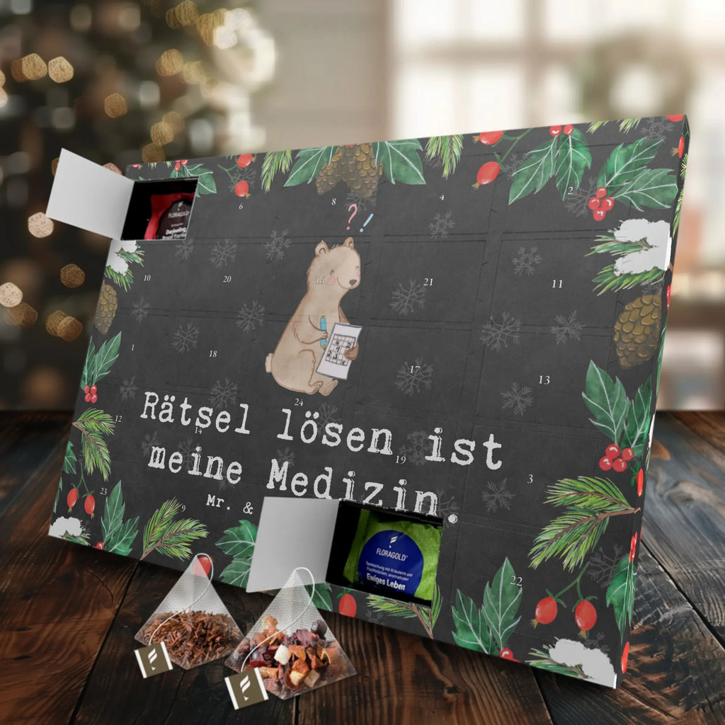 Tee Adventskalender Bär Rätsel lösen Adventskalender, Adventskalender mit Tee, Tee Adventskalender, Geschenk, Schenken, Sport, Sportart, Hobby, Danke, Dankeschön, Auszeichnung, Gewinn, Sportler, Knobeln, Rätsel Lösen, Gedächtnissport, Gedächtnistraining, Kreuzworträtsel Lösen