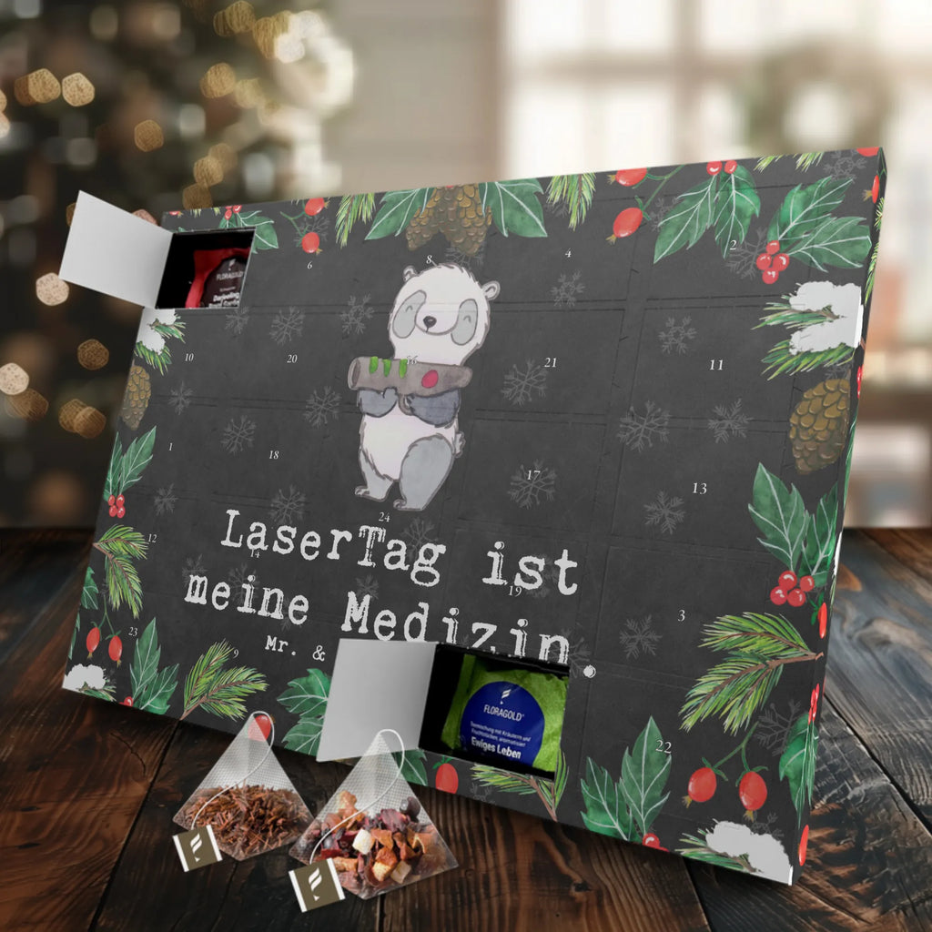 Tee Adventskalender Panda LaserTag Tee Adventskalender, Adventskalender, Adventskalender mit Tee, Geschenk, Schenken, Sport, Sportart, Hobby, Danke, Dankeschön, Auszeichnung, Gewinn, Sportler, Lasertag, Lasergame Zentrum