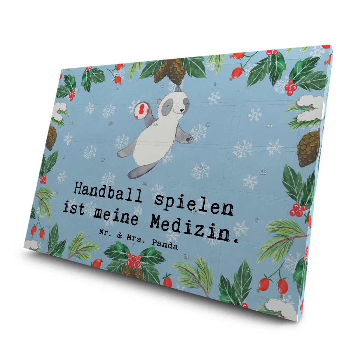  panda playing handball Gift, giving, thank you, award, profit, athlete, handball tournament, Play handball, handball association