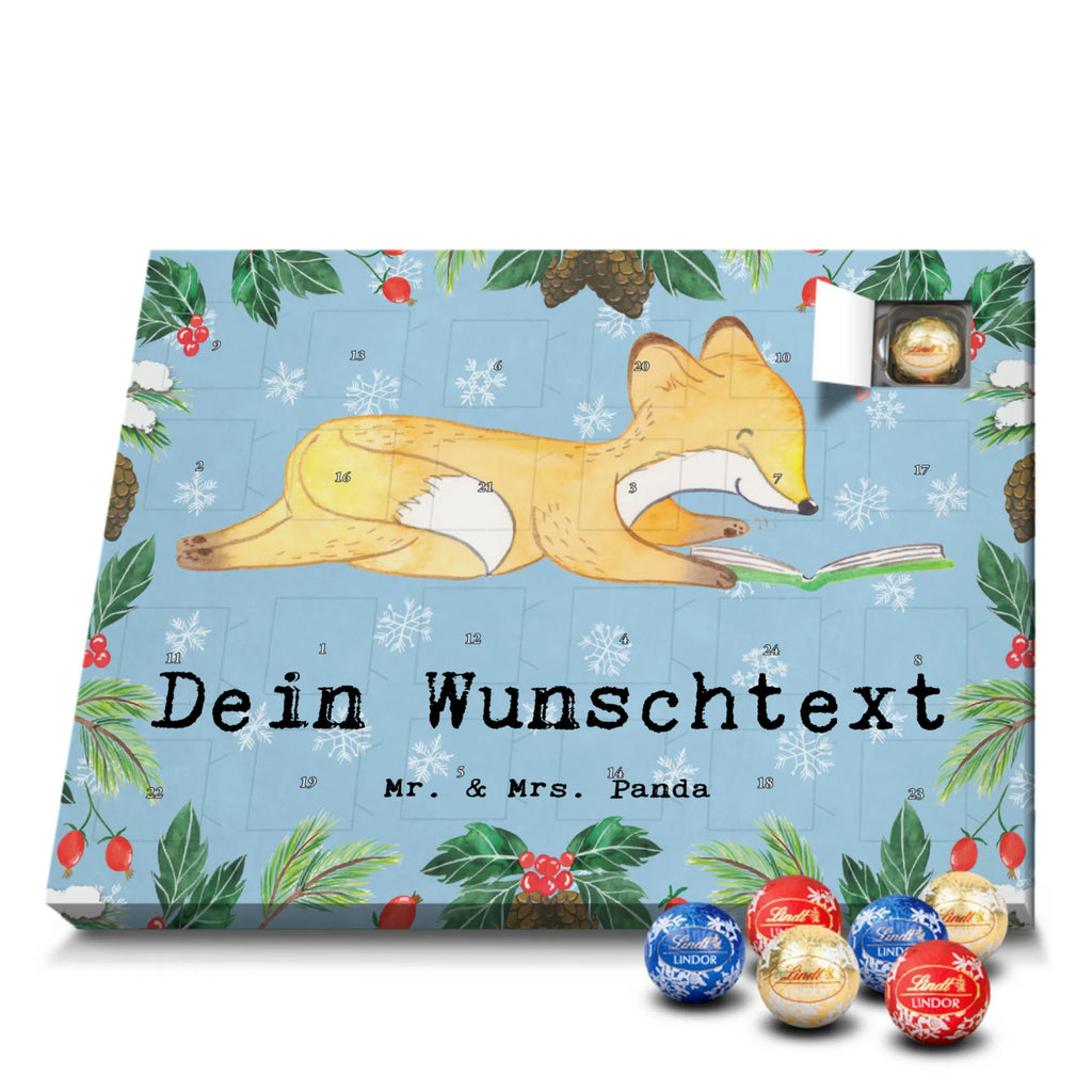 Adventskalender mit Namen Fuchs Lesen Personalisierter Adventskalender, Adventskalender mit Namen, Sportart, Geschenk, Hobby, Danke, Dankeschön, Auszeichnung, Gewinn, Sportler, Sport, Schenken, Bücher lesen, Bücherwurm, lesen