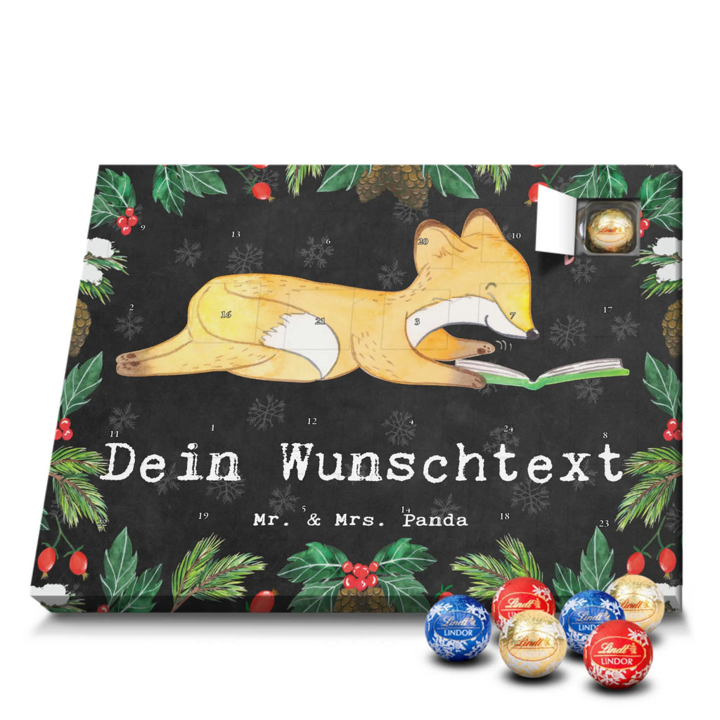 Adventskalender mit Namen Fuchs Lesen Personalisierter Adventskalender, Adventskalender mit Namen, Sportart, Geschenk, Hobby, Danke, Dankeschön, Auszeichnung, Gewinn, Sportler, Sport, Schenken, Bücher lesen, Bücherwurm, lesen