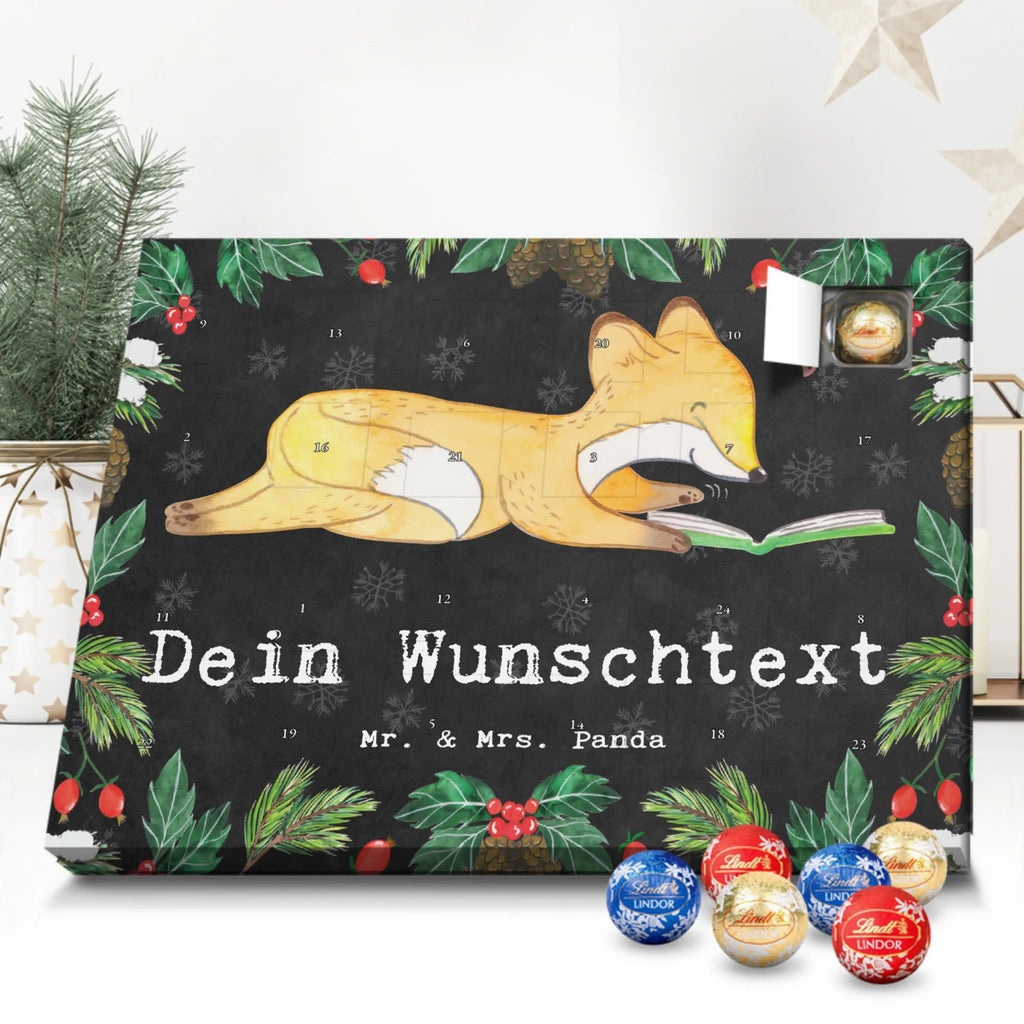 Adventskalender mit Namen Fuchs Lesen Personalisierter Adventskalender, Adventskalender mit Namen, Sportart, Geschenk, Hobby, Danke, Dankeschön, Auszeichnung, Gewinn, Sportler, Sport, Schenken, Bücher lesen, Bücherwurm, lesen