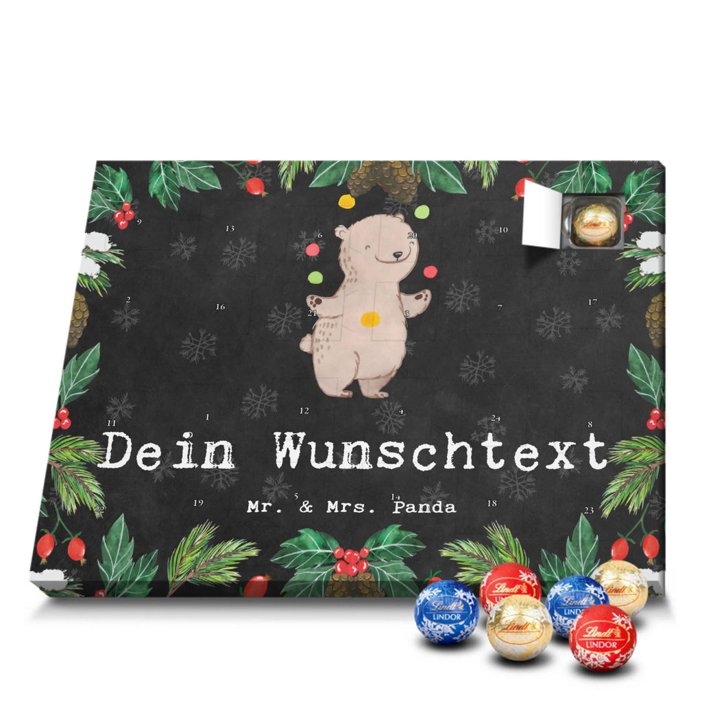 Adventskalender mit Namen Bär Jonglieren Personalisierter Adventskalender, Adventskalender mit Namen, Sportart, Geschenk, Hobby, Danke, Dankeschön, Auszeichnung, Gewinn, Sportler, Sport, Schenken, Artistik, Zirkus, Jonglieren, Jongleur