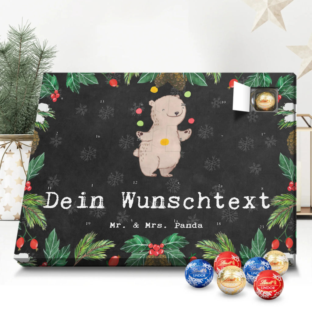 Adventskalender mit Namen Bär Jonglieren Personalisierter Adventskalender, Adventskalender mit Namen, Sportart, Geschenk, Hobby, Danke, Dankeschön, Auszeichnung, Gewinn, Sportler, Sport, Schenken, Artistik, Zirkus, Jonglieren, Jongleur
