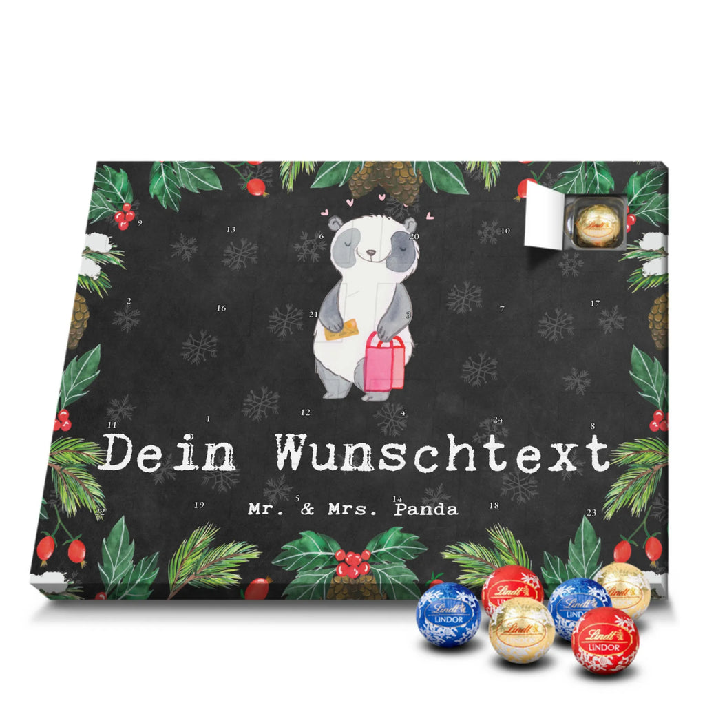 Adventskalender mit Namen Panda Shopping Adventskalender mit Namen, Personalisierter Adventskalender, Sportart, Geschenk, Hobby, Danke, Dankeschön, Auszeichnung, Gewinn, Sportler, Sport, Schenken, Einkaufen, Shopping, Shoppen