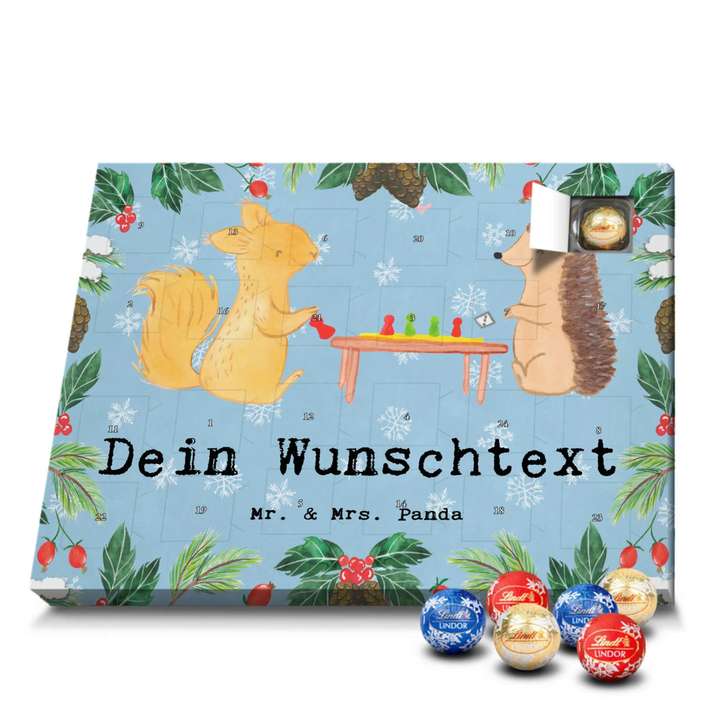 Personalisierter Schoko Adventskalender Eichhörnchen Gesellschaftsspiele Adventskalender mit Namen, Personalisierter Adventskalender, Sportart, Geschenk, Hobby, Danke, Dankeschön, Auszeichnung, Gewinn, Sportler, Sport, Schenken, Spieleabend, Gesellschaftsspiele, Spielen