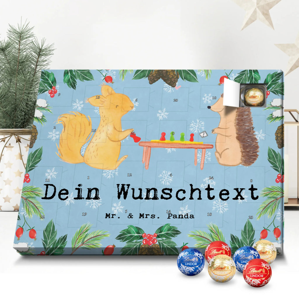 Personalisierter Schoko Adventskalender Eichhörnchen Gesellschaftsspiele Adventskalender mit Namen, Personalisierter Adventskalender, Sportart, Geschenk, Hobby, Danke, Dankeschön, Auszeichnung, Gewinn, Sportler, Sport, Schenken, Spieleabend, Gesellschaftsspiele, Spielen