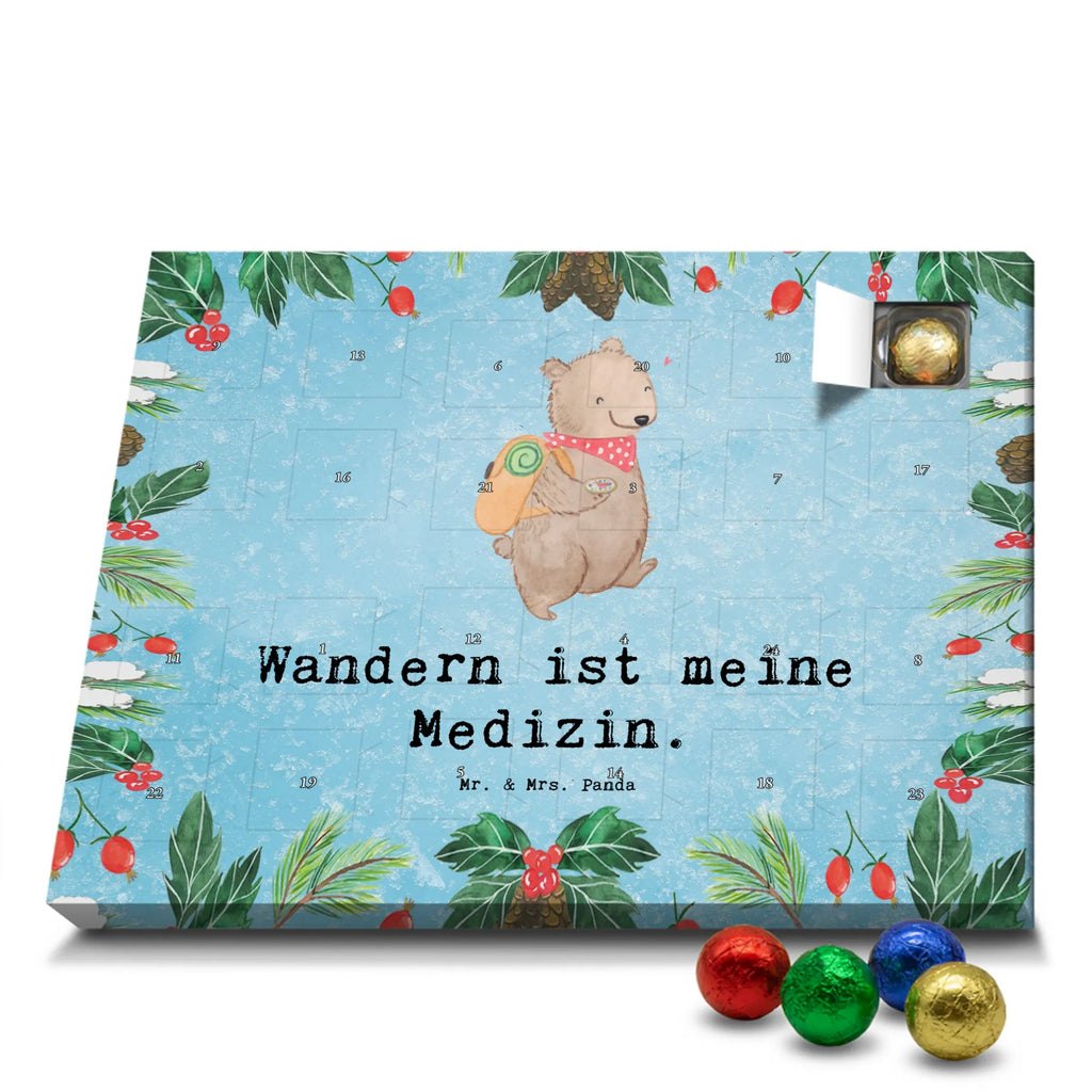 Chocolate advent calendar bear Hike giving, Gift, thank you, award, profit, athlete, discovering nature, mountaineering, winter tours, leisure sports, Hiking, outdoor sports