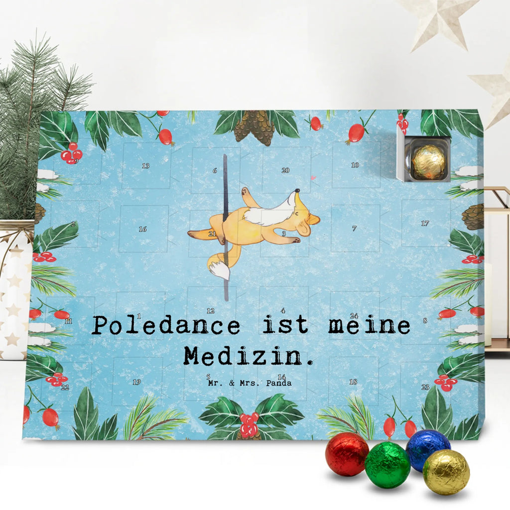 Chocolate advent calendar Fox Pole Dance giving, Gift, thank you, award, profit, athlete, Pole dancing, dancing