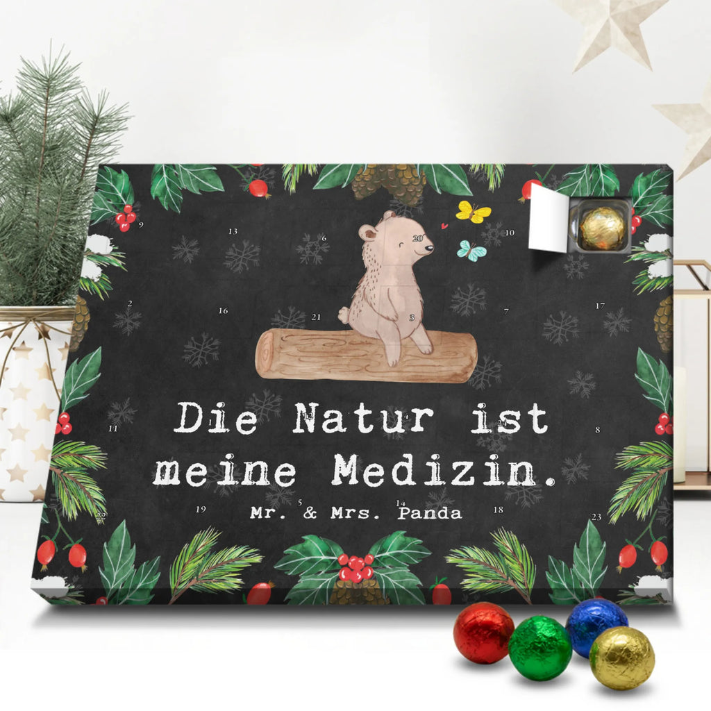 Chocolate advent calendar bear nature lover giving, Gift, thank you, award, profit, athlete, Hiking