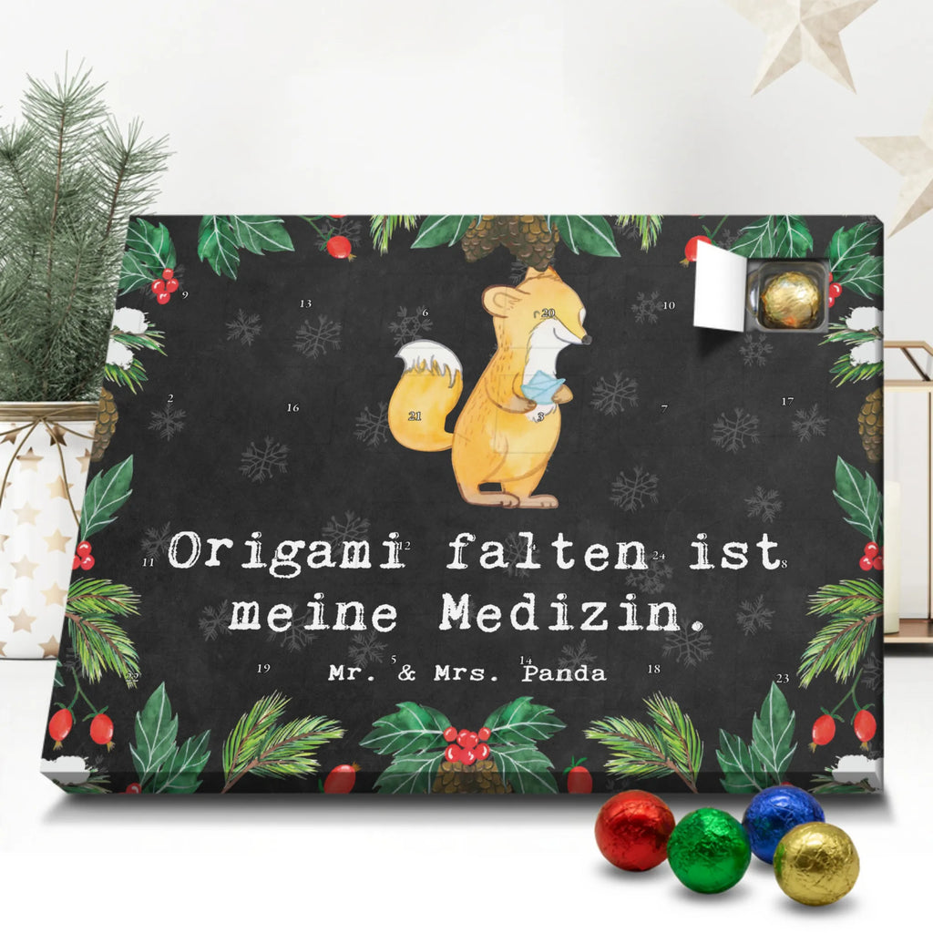 Chocolate advent calendar Fox origami giving, Gift, thank you, award, profit, athlete, Crafts, Japanese Folding Art, Paper Folding