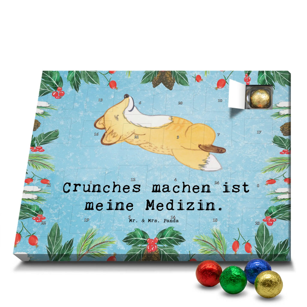 Chocolate advent calendar Fox crunches giving, Gift, thank you, award, profit, athlete