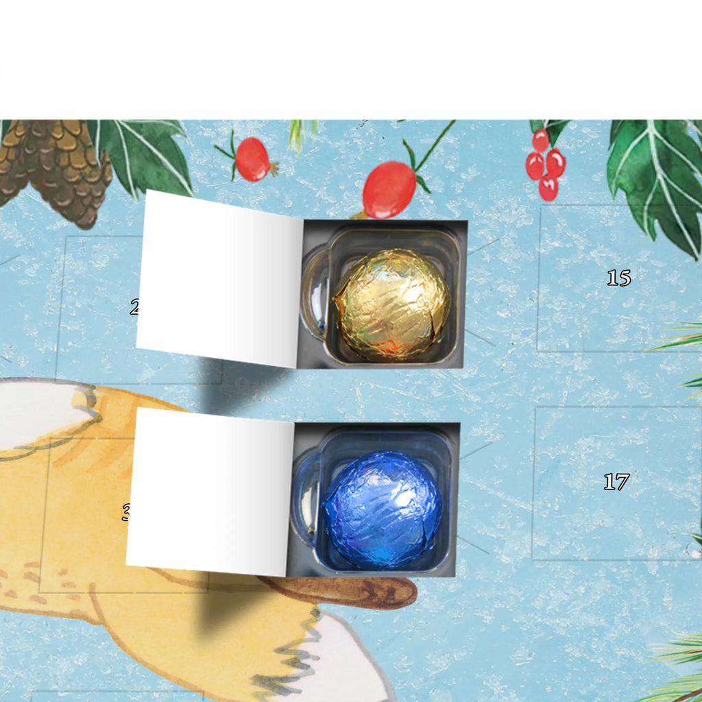 Chocolate advent calendar Fox crunches giving, Gift, thank you, award, profit, athlete