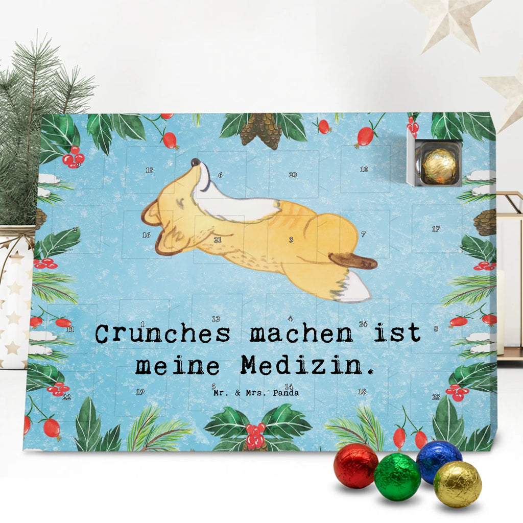 Chocolate advent calendar Fox crunches giving, Gift, thank you, award, profit, athlete