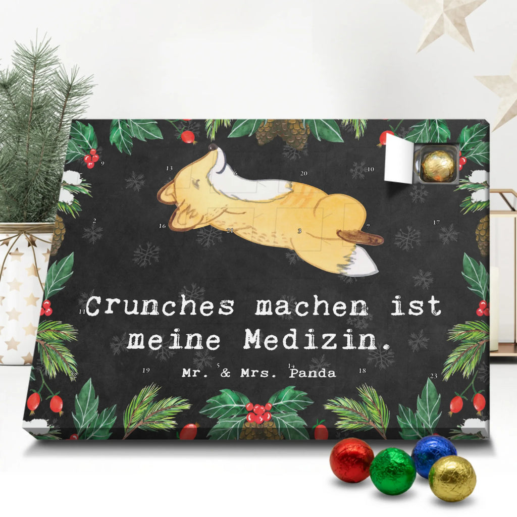 Chocolate advent calendar Fox crunches giving, Gift, thank you, award, profit, athlete