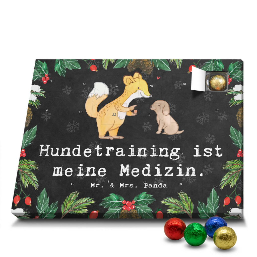 Chocolate advent calendar Fox dog training giving, Gift, thank you, award, profit, athlete, Dog training, puppy school, dog school, dog exam, dog education