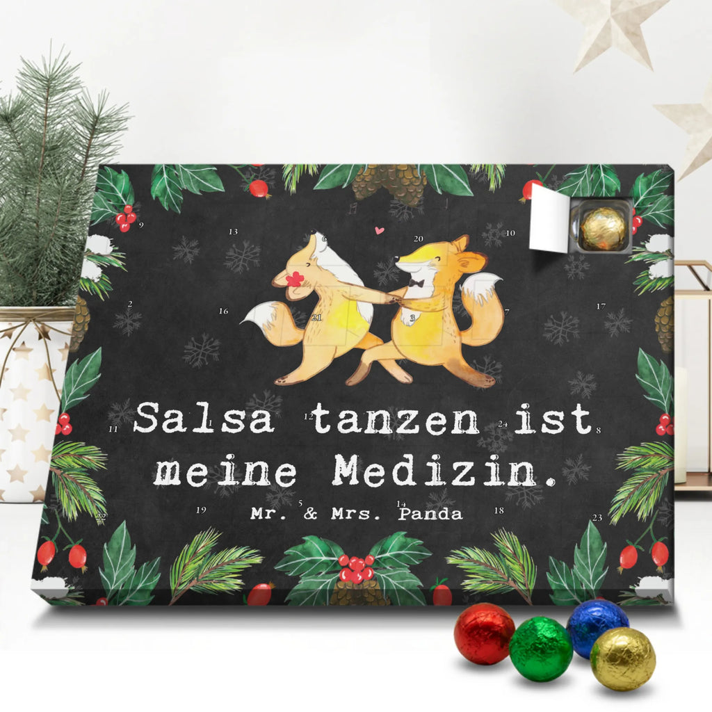 Chocolate advent calendar foxes dancing salsa giving, Gift, thank you, award, profit, athlete, dance school, dancing, dance class, dancing salsa