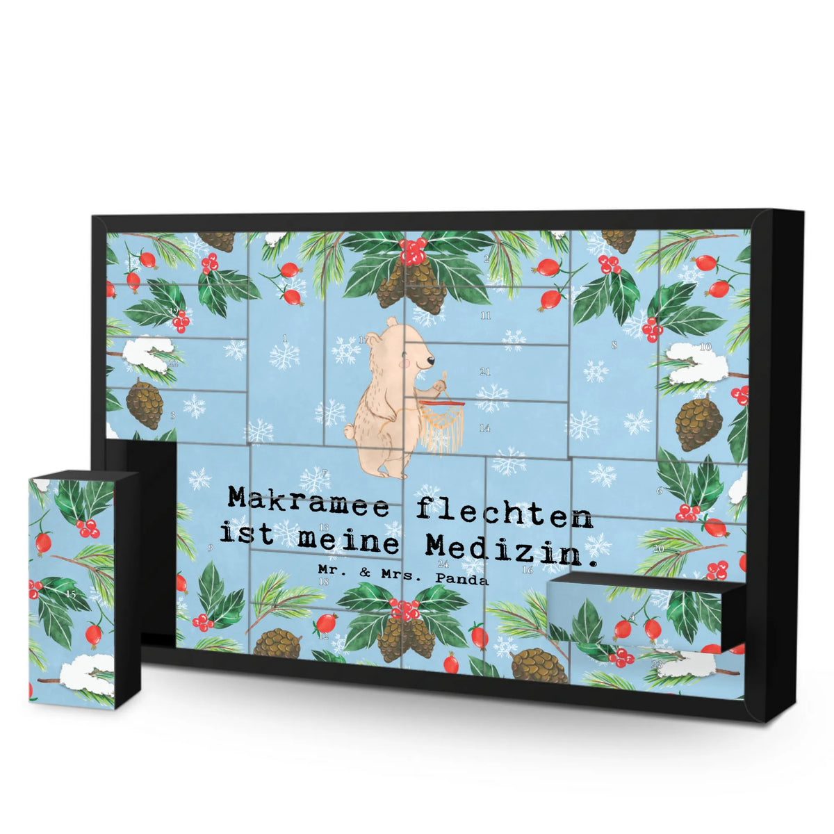 Befüllbarer Adventskalender Bär Makramee Adventskalender Box, Kalender Zum Befüllen, selbstbefüllbarer adventskalender, Adventskalender Schachtel, Schachtel Adventskalender, Diy Adventskalender, Leerer Adventskalender, Weihnachtskalender, Adventskalender, Geschenkekalender, diy weihnachtskalender, Bastel Adventskalender, Sportart, Hobby, Danke, Dankeschön, Sport, Auszeichnung, Schenken, Gewinn, Sportler, Geschenk, Basteln mit Makramee, Makramee, Basteln