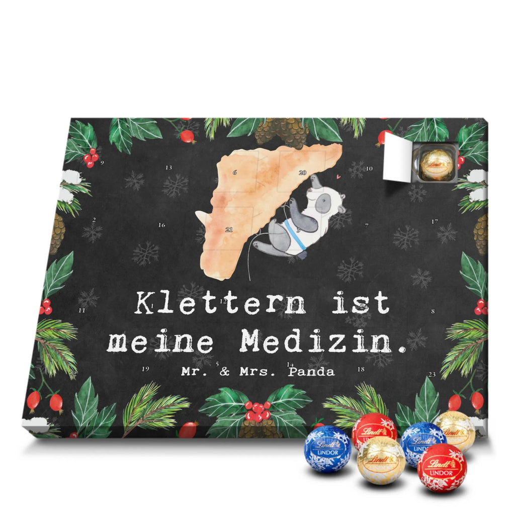 Chocolate advent calendar panda Climb giving, Gift, thank you, award, profit, athlete, Climbing, bouldering, climbing sport, indoor climbing