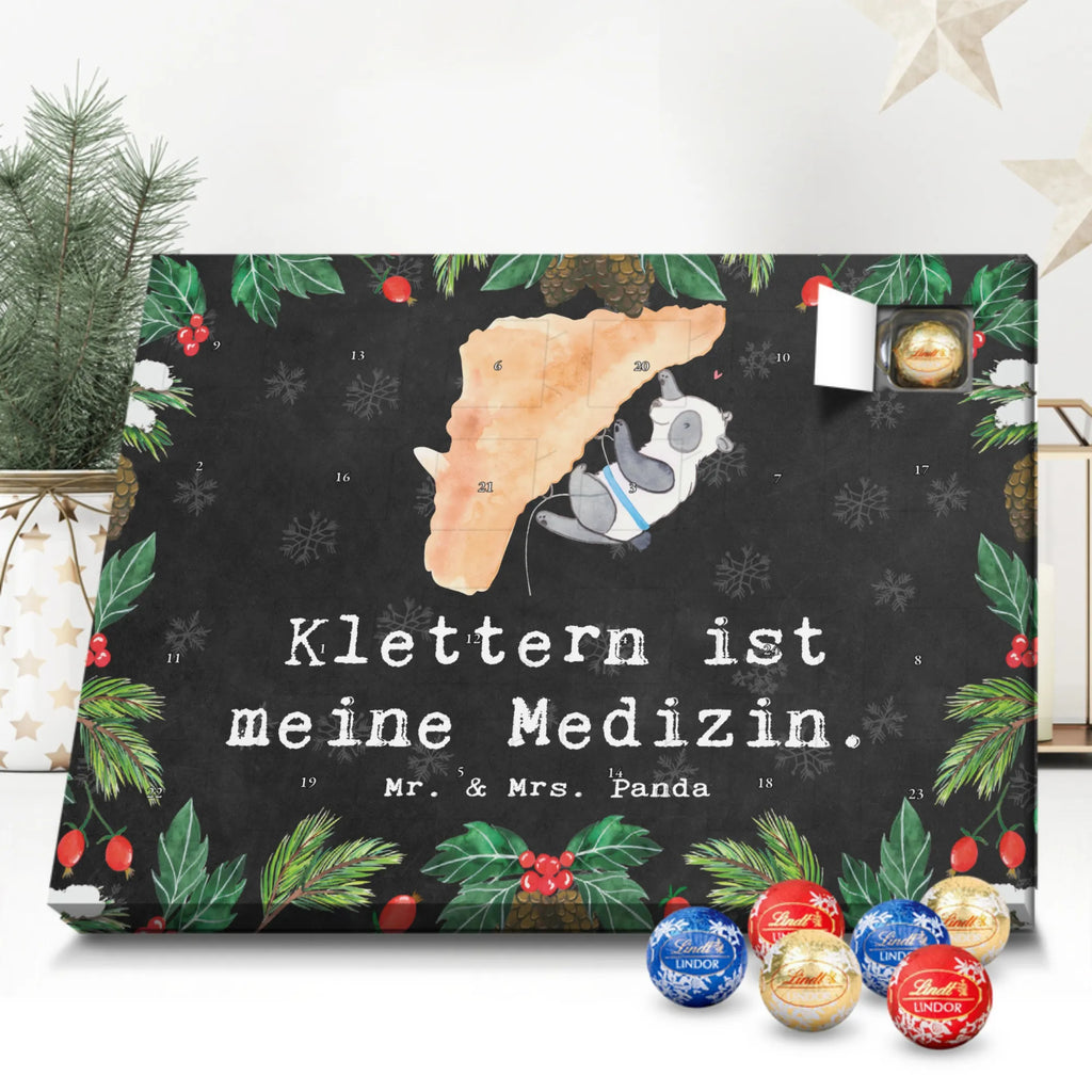 Chocolate advent calendar panda Climb giving, Gift, thank you, award, profit, athlete, Climbing, bouldering, climbing sport, indoor climbing