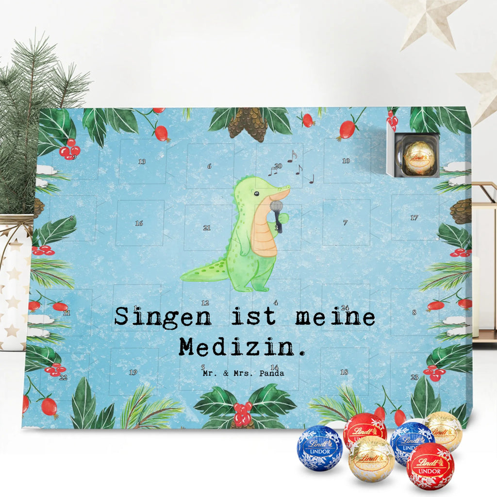 Chocolate advent calendar crocodile To sing giving, Gift, thank you, award, profit, athlete, live performance, hobby singers, Singing, vocals