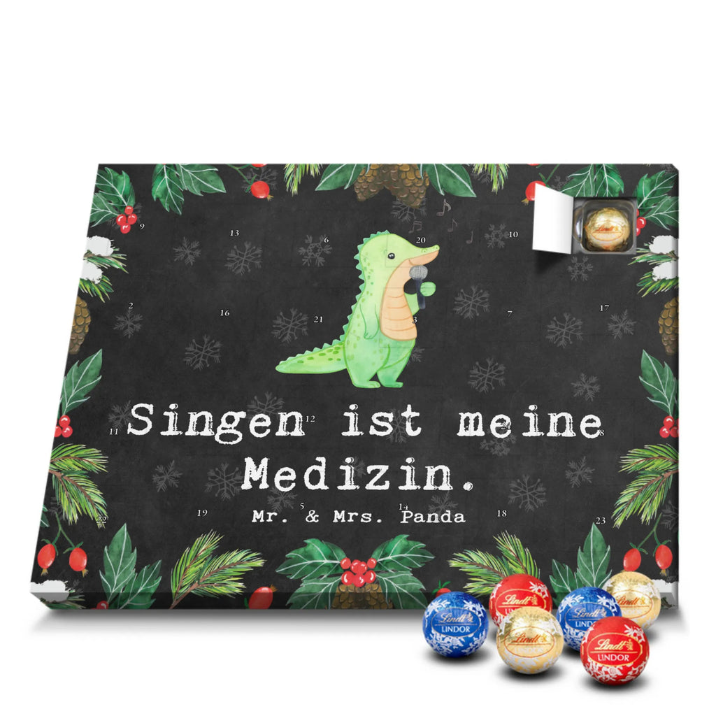 Chocolate advent calendar crocodile To sing giving, Gift, thank you, award, profit, athlete, live performance, hobby singers, Singing, vocals