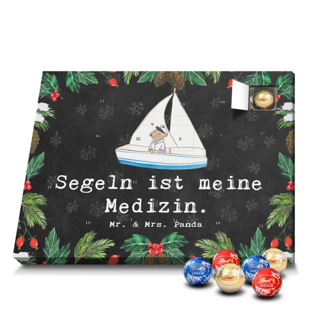 Chocolate advent calendar bear Sail giving, Gift, thank you, award, profit, athlete, yacht club, sailing school, sailing, sailing boat, sailing trip