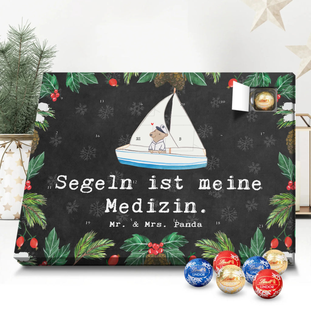 Chocolate advent calendar bear Sail giving, Gift, thank you, award, profit, athlete, yacht club, sailing school, sailing, sailing boat, sailing trip