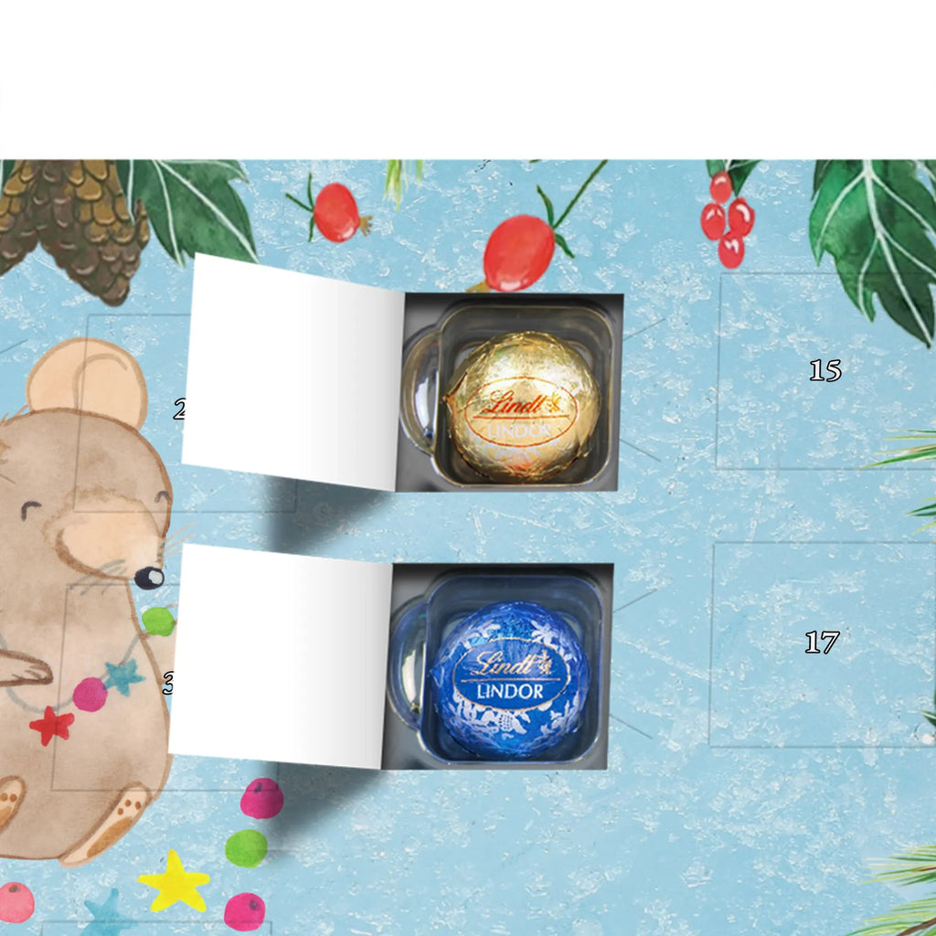 Chocolate advent calendar Mouse make jewelry yourself giving, Gift, thank you, award, profit, athlete, make jewelry, Make jewelry yourself