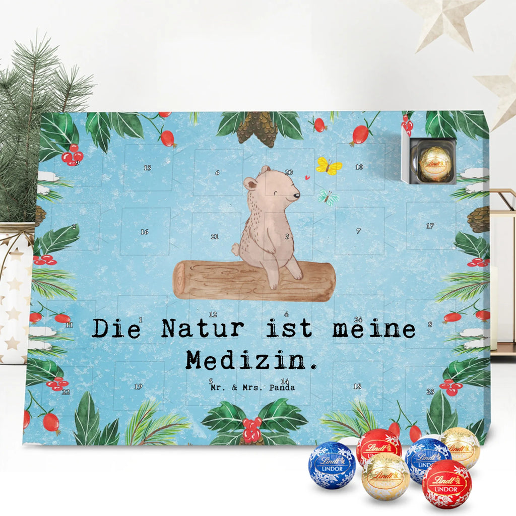 Chocolate advent calendar bear nature lover giving, Gift, thank you, award, profit, athlete, Hiking