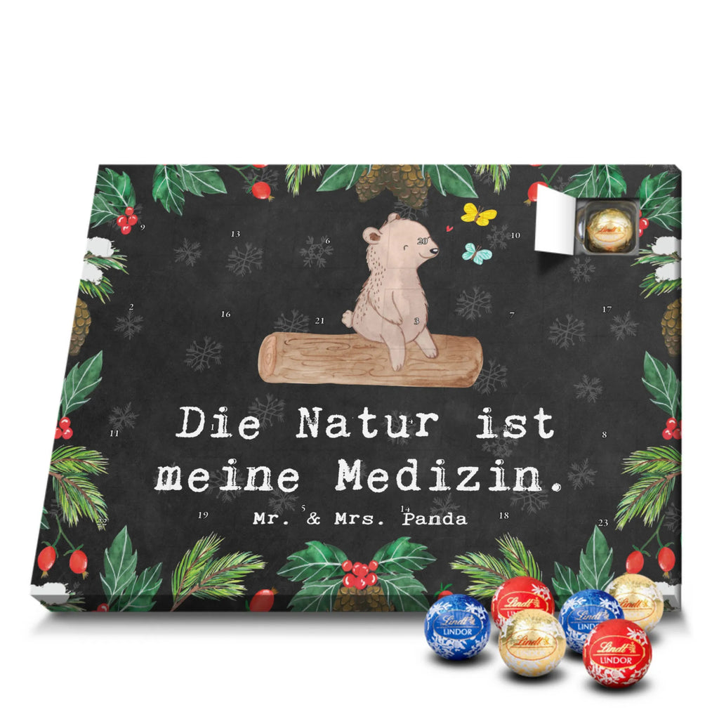 Chocolate advent calendar bear nature lover giving, Gift, thank you, award, profit, athlete, Hiking