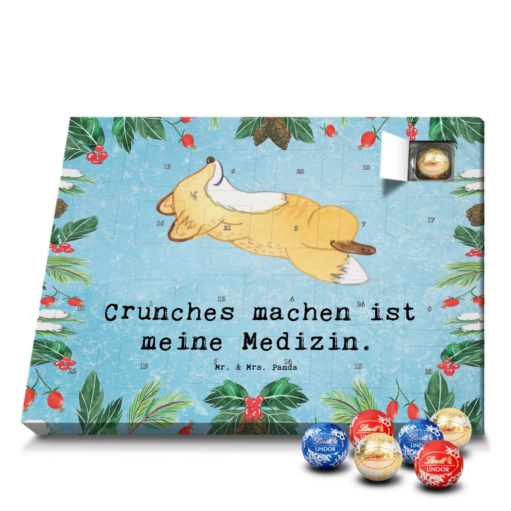 Chocolate advent calendar Fox crunches giving, Gift, thank you, award, profit, athlete