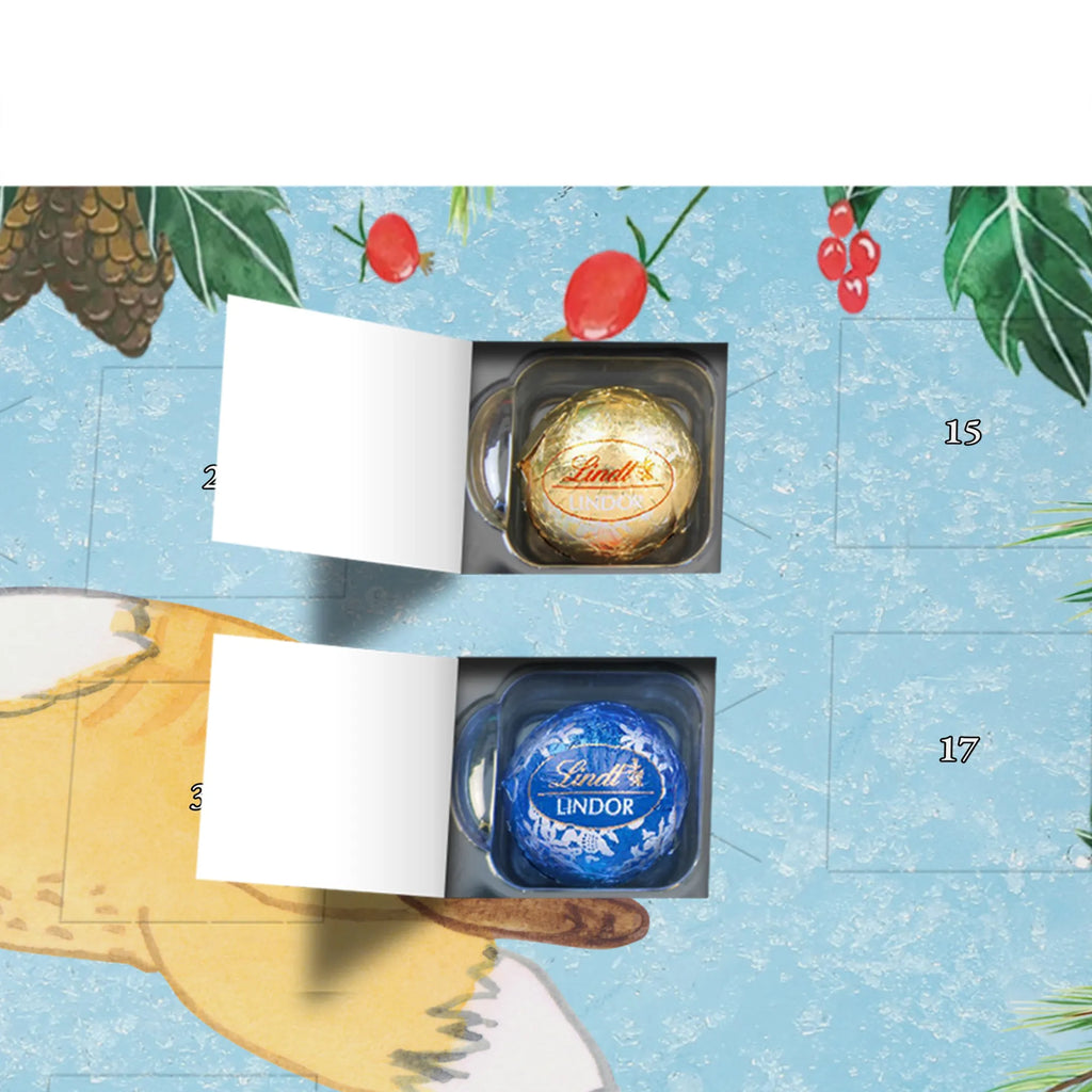 Chocolate advent calendar Fox crunches giving, Gift, thank you, award, profit, athlete