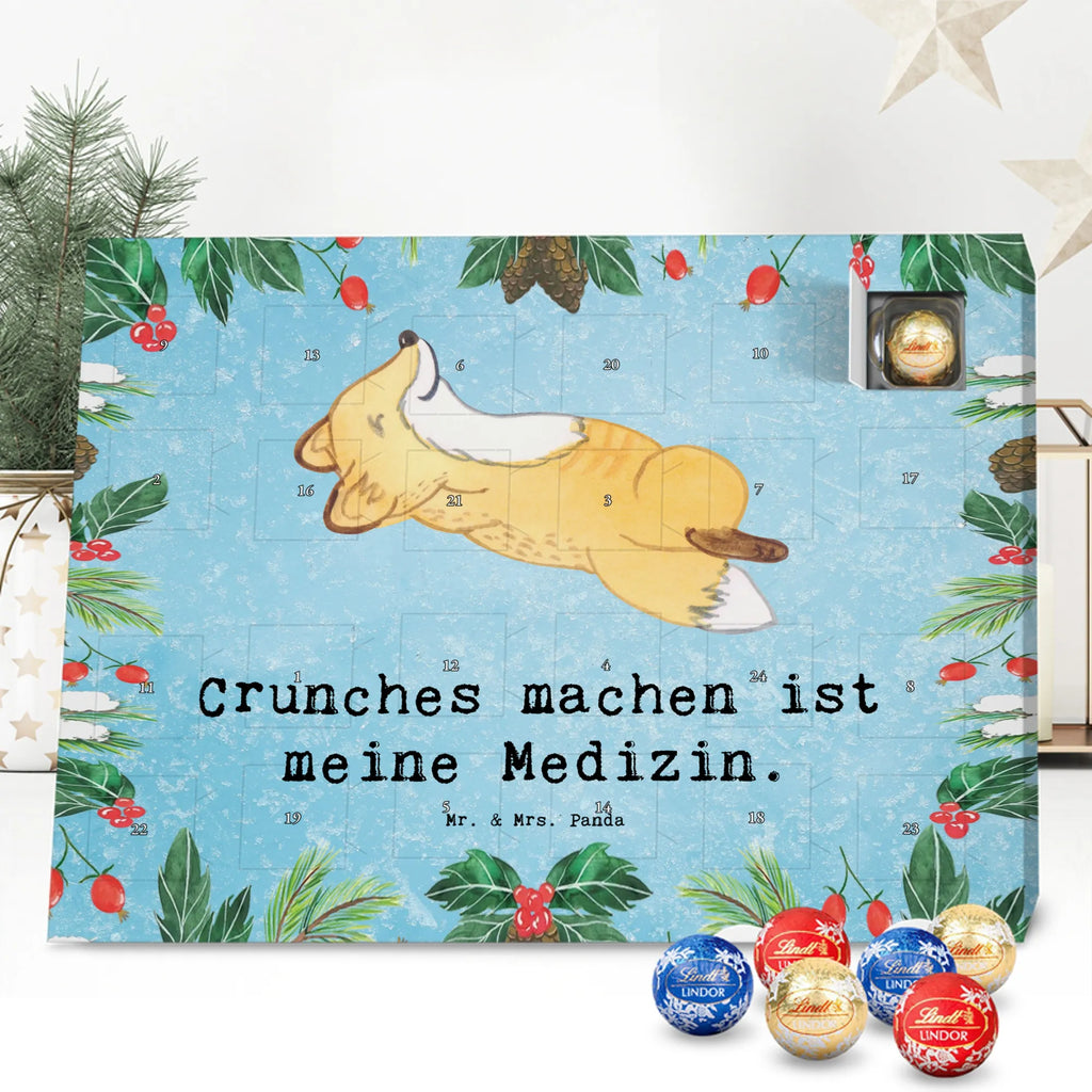 Chocolate advent calendar Fox crunches giving, Gift, thank you, award, profit, athlete