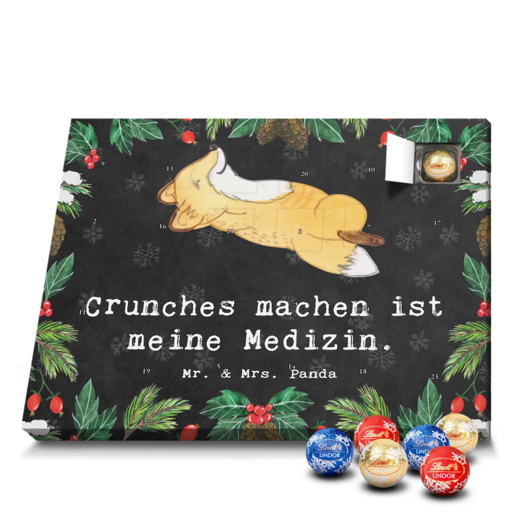 Chocolate advent calendar Fox crunches giving, Gift, thank you, award, profit, athlete