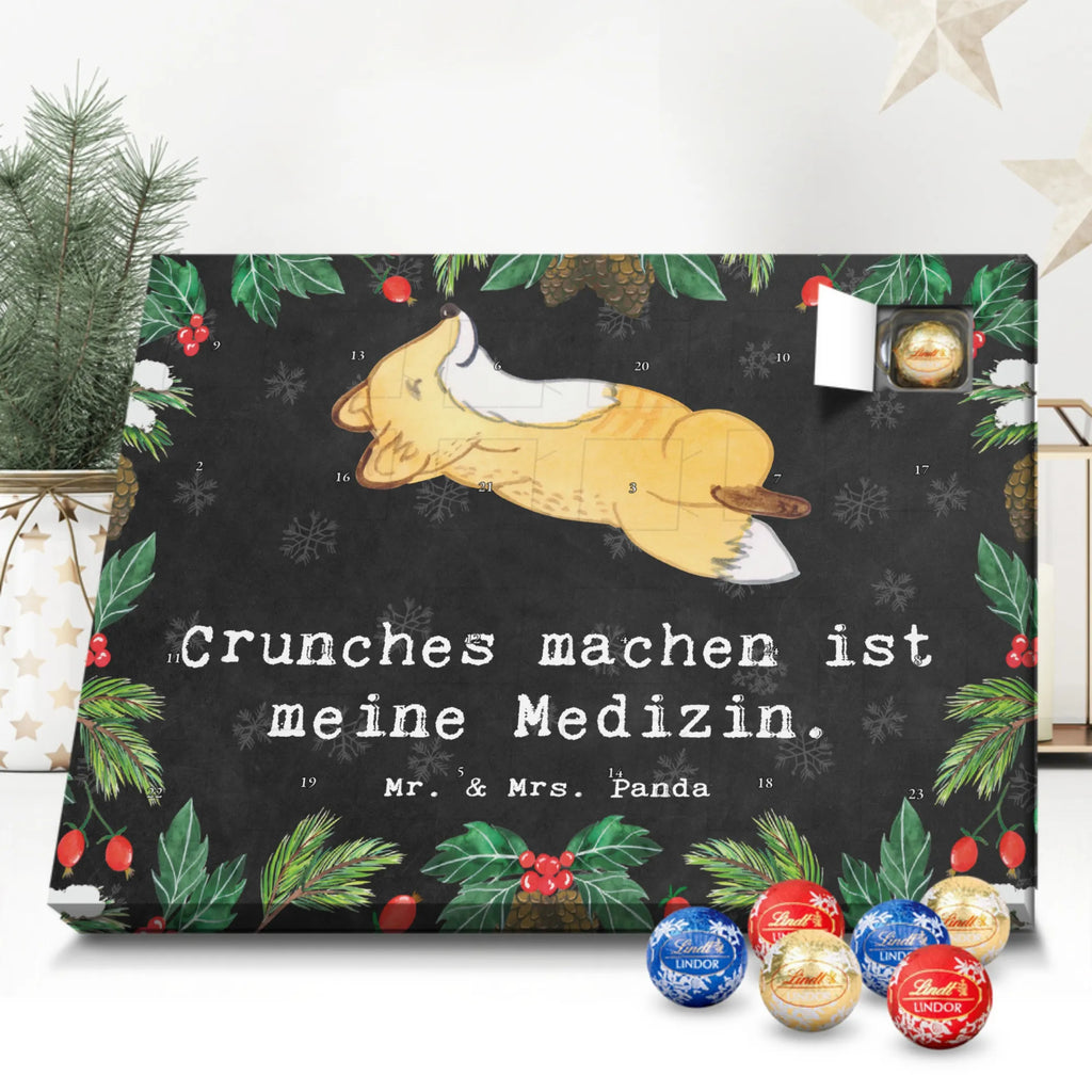 Chocolate advent calendar Fox crunches giving, Gift, thank you, award, profit, athlete