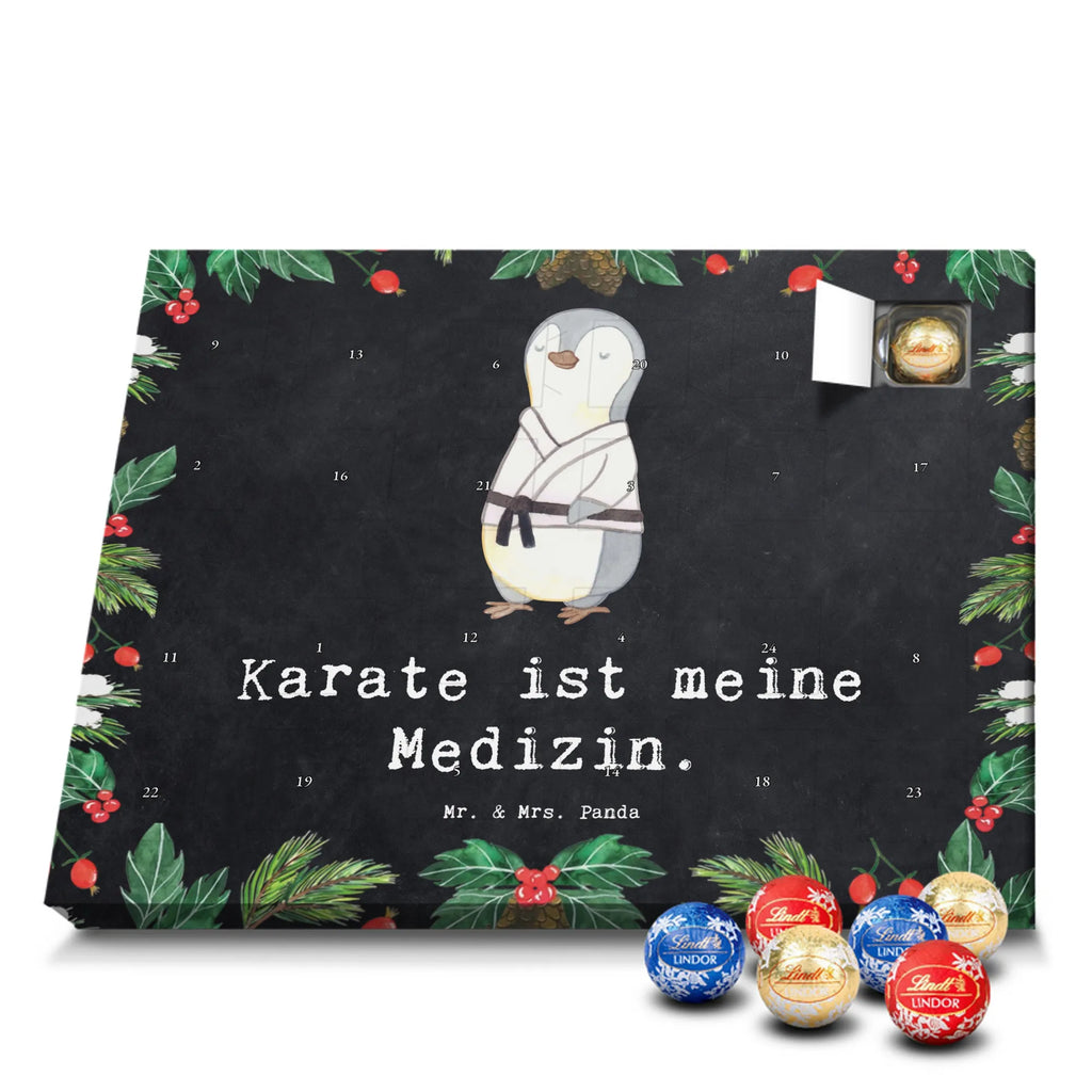 Chocolate advent calendar penguin karate giving, Gift, thank you, award, profit, athlete, self defense, karate club, martial arts