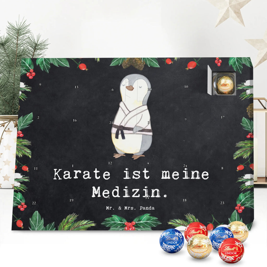 Chocolate advent calendar penguin karate giving, Gift, thank you, award, profit, athlete, self defense, karate club, martial arts
