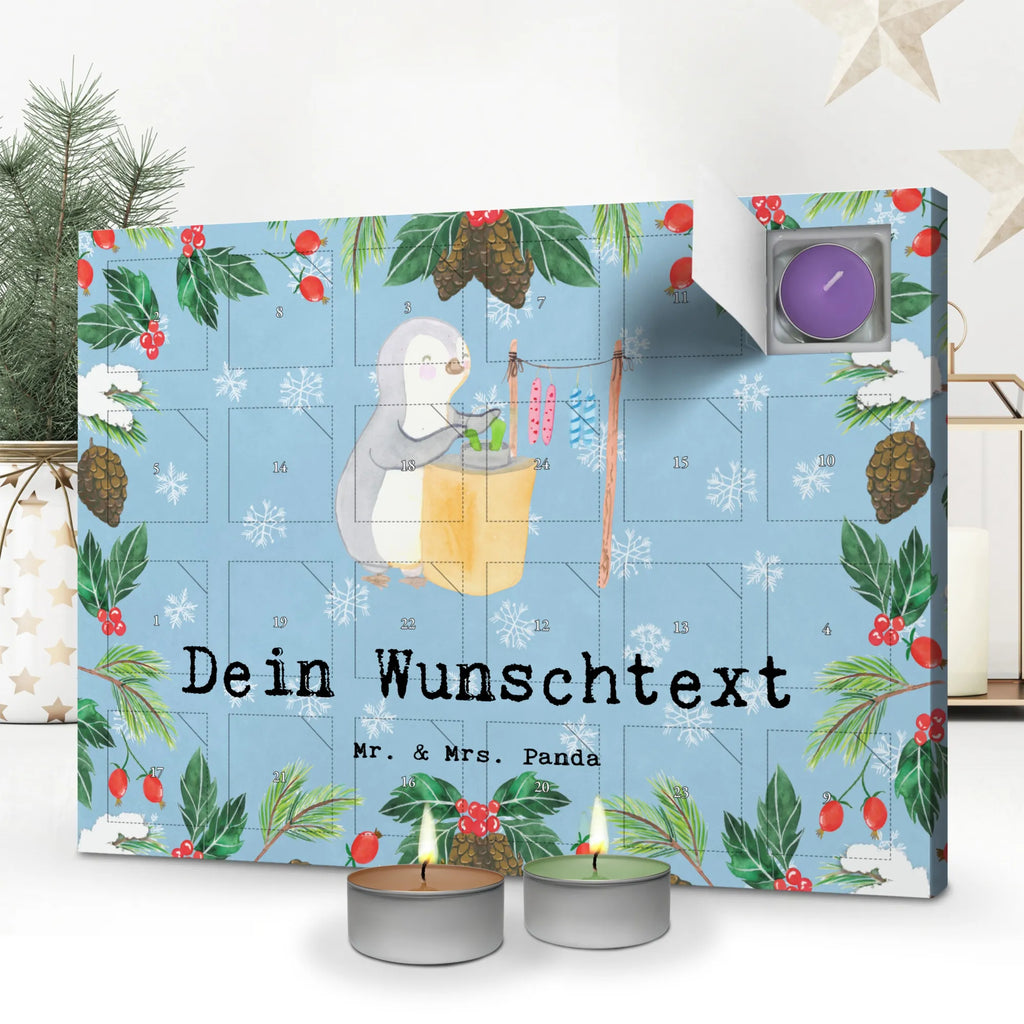 Personalisierter Duftkerzen Adventskalender Pinguin Kerzenziehen Personalisierter Duftkerzen Adventskalender, Geschenk, Schenken, Sport, Sportart, Hobby, Danke, Dankeschön, Auszeichnung, Gewinn, Sportler, Kerzen Ziehen. DIY, Deko Basteln, Kerzenziehen