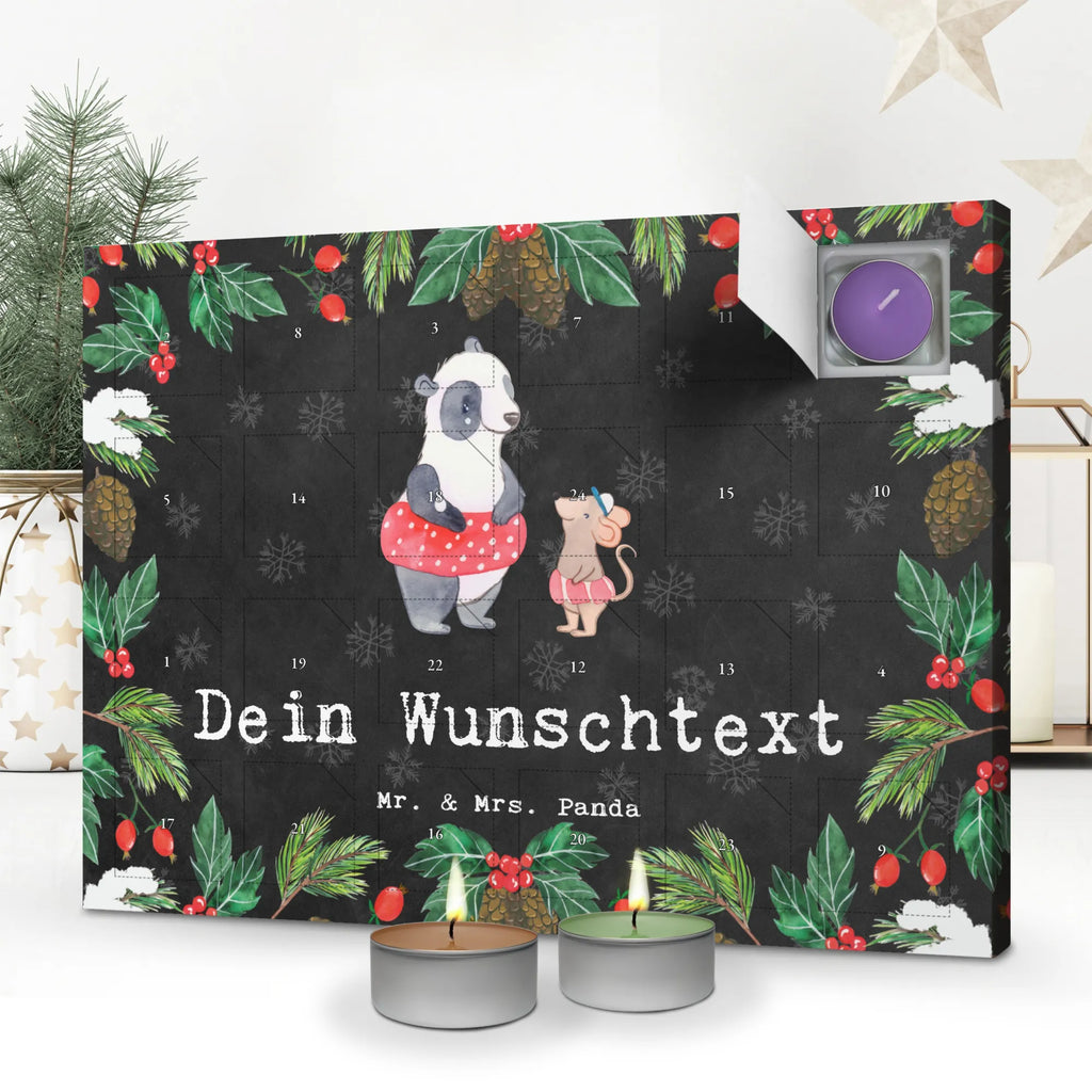 Personalisierter Duftkerzen Adventskalender Otter Schwimmen Personalisierter Duftkerzen Adventskalender, Geschenk, Schenken, Sport, Sportart, Hobby, Danke, Dankeschön, Auszeichnung, Gewinn, Sportler, Schwimmen, Wassersport, Schwimmkurs