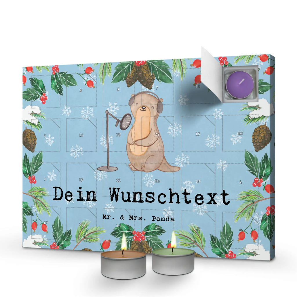 Personalisierter Duftkerzen Adventskalender Otter Podcast aufnehmen Personalisierter Duftkerzen Adventskalender, Geschenk, Schenken, Sport, Sportart, Hobby, Danke, Dankeschön, Auszeichnung, Gewinn, Sportler, Podcast Produzieren, Podcasterin, Podcaster, Podcast Aufnehmen
