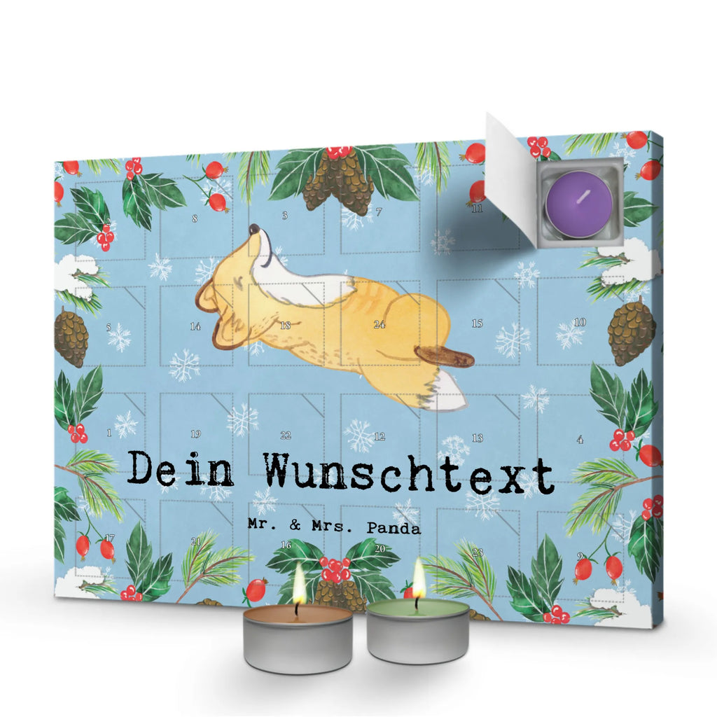 Personalisierter Duftkerzen Adventskalender Fuchs Crunches Personalisierter Duftkerzen Adventskalender, Geschenk, Schenken, Sport, Sportart, Hobby, Danke, Dankeschön, Auszeichnung, Gewinn, Sportler, Bauchpressen, Crunches, Fitnessstudio, Fitness